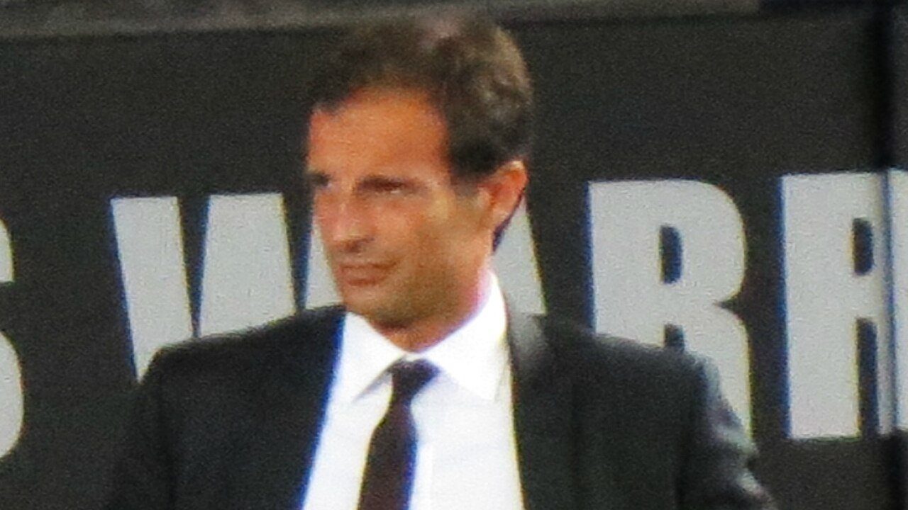 Massimiliano Allegri Milanin valmentajana vuonna 2012