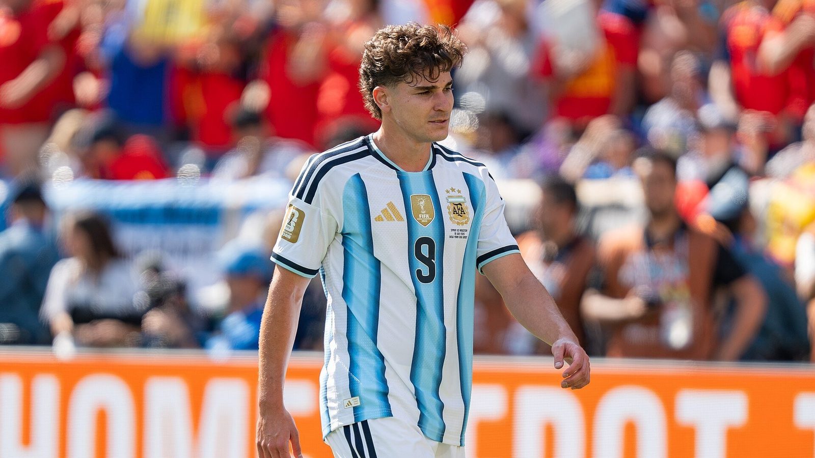 Julián Álvarez (Argentiina), MM-finaalissa Espanjaa vastaan