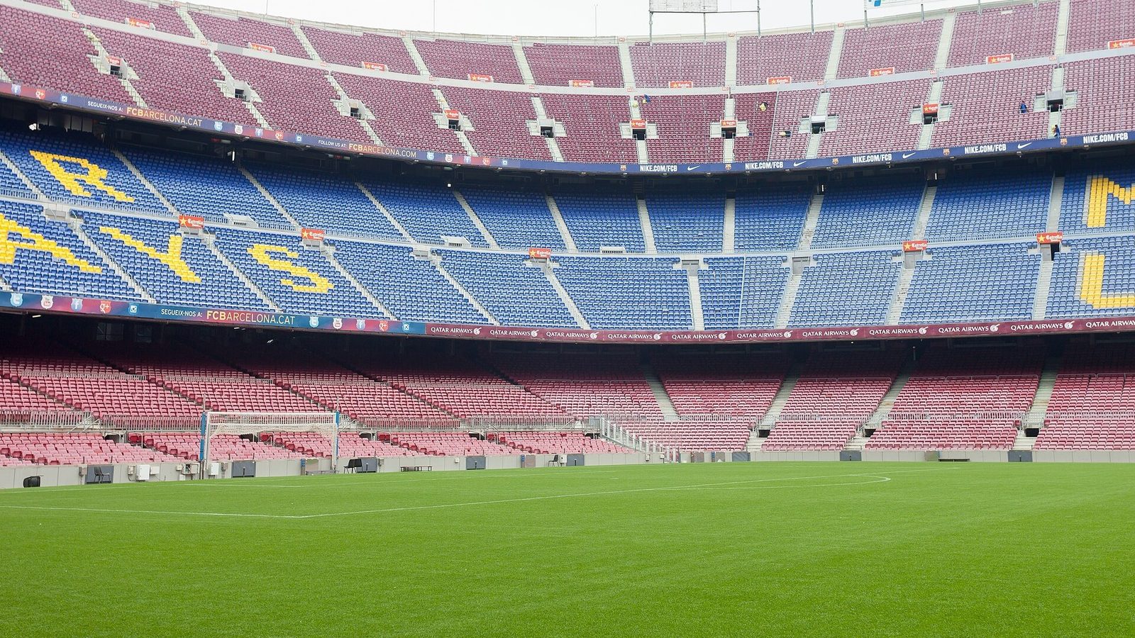 Tyhjä Camp Nou vuonna 2014
