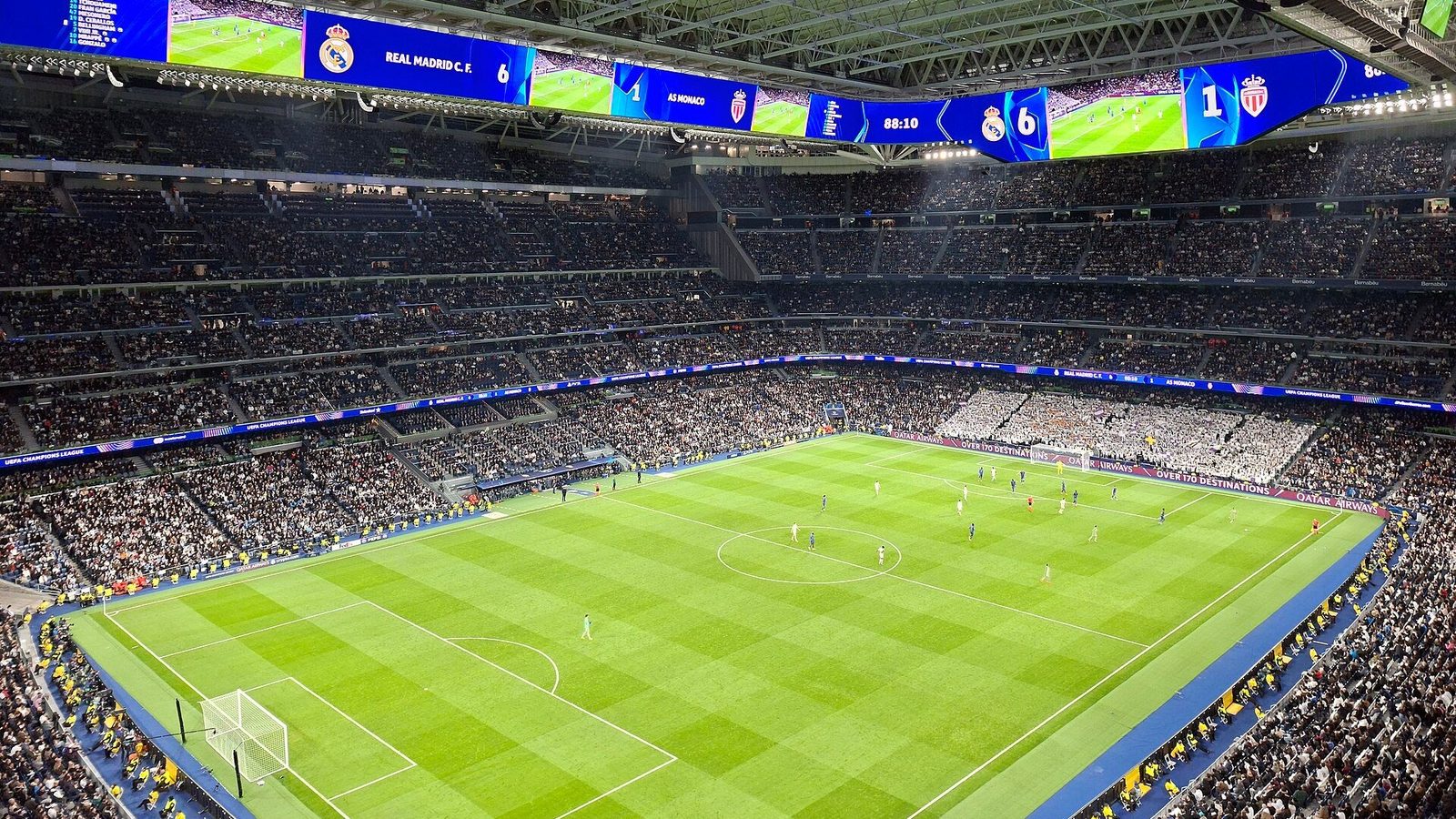 Bernabéu (Real Madrid), Bernabéu ottelun aikana