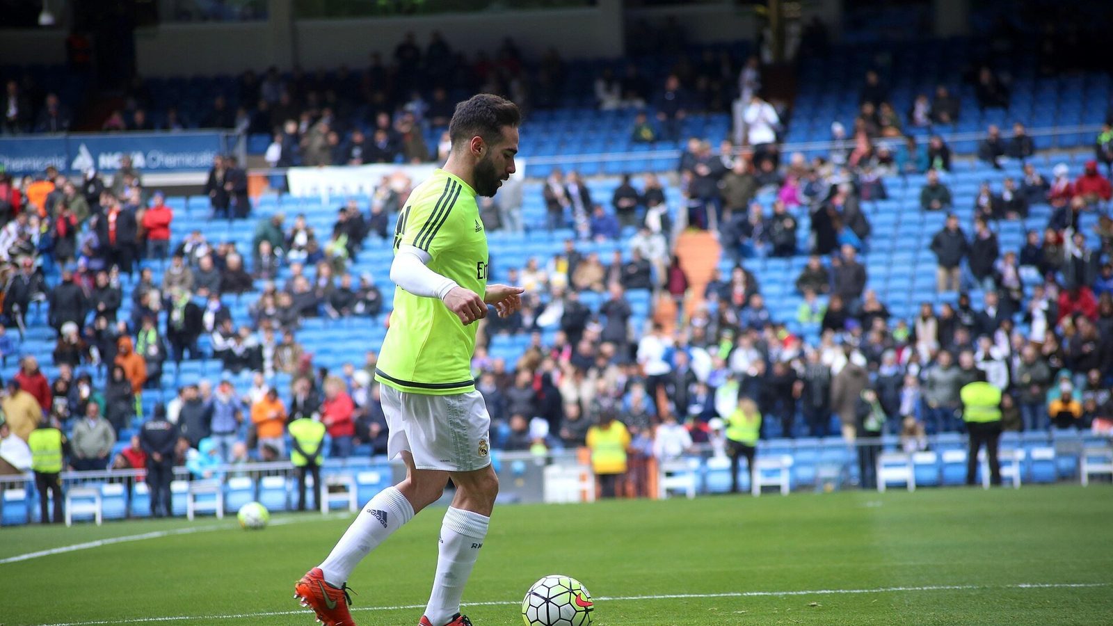 Dani Carvajal (Real Madrid), harjoituksissa vuonna 2016