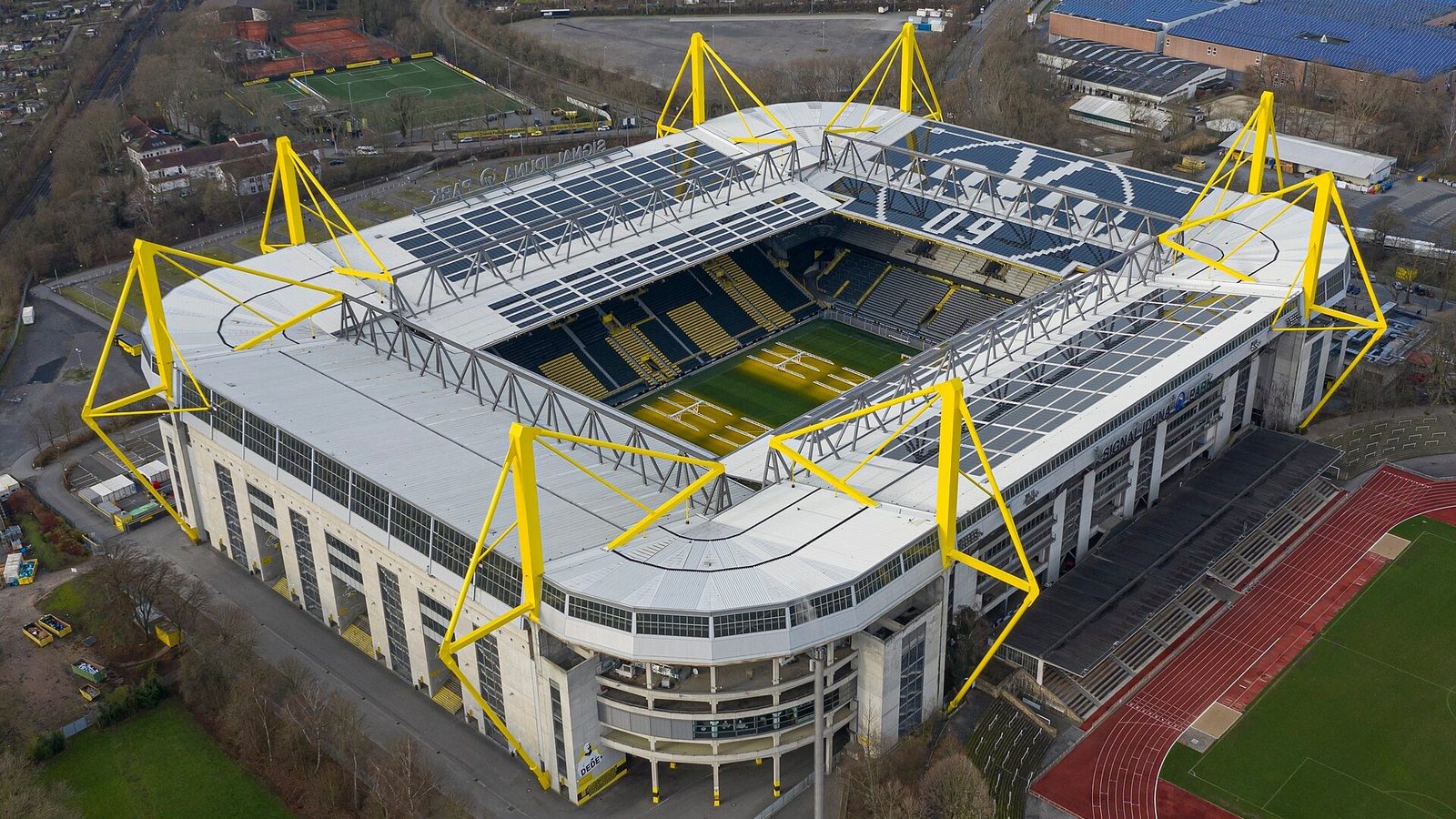 Westfalenstadion (Dortmund), Westfalenstadion ilmasta
