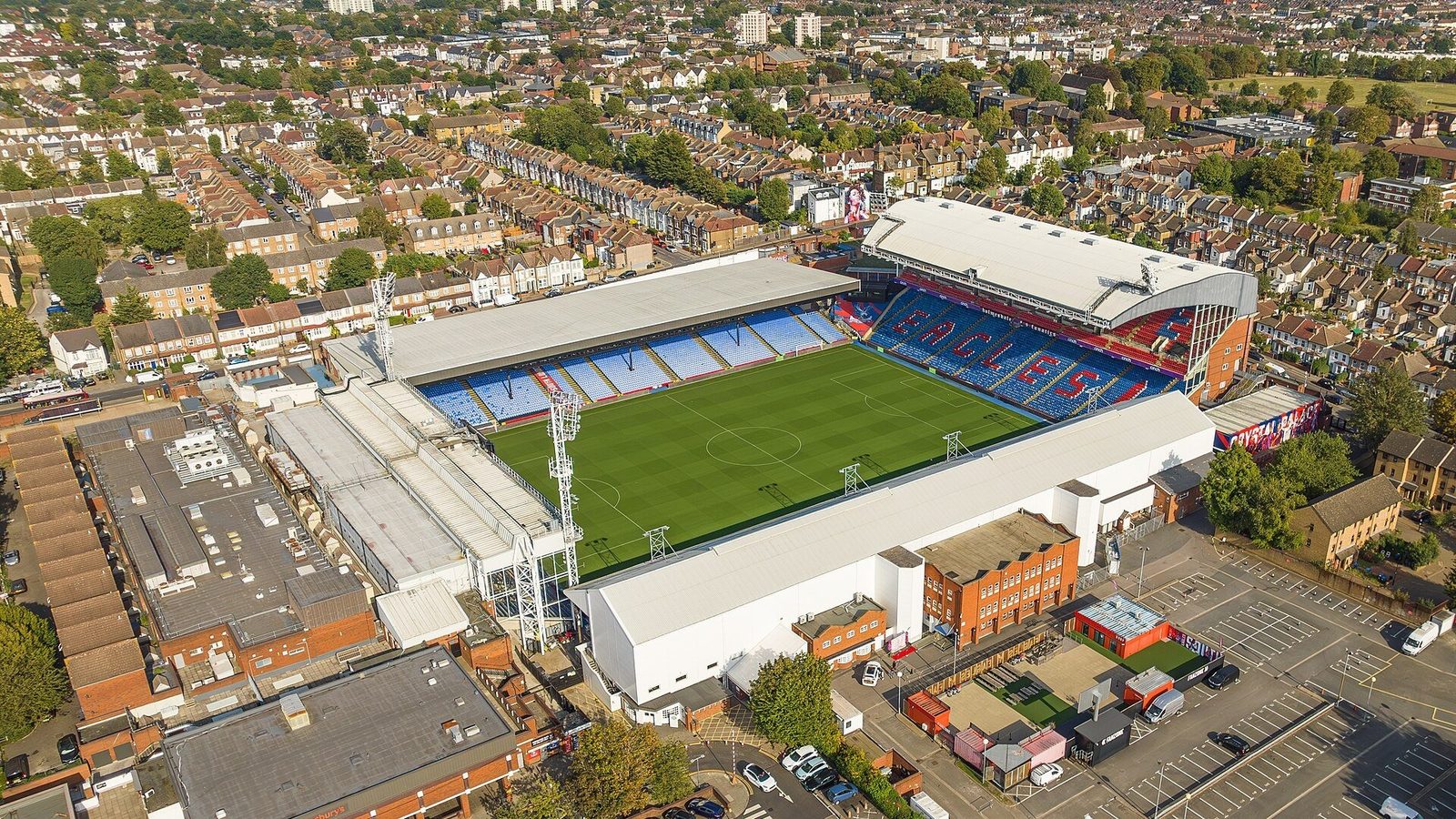 Selhurst Park, Crystal Palacen kotistadion ilmakuvassa