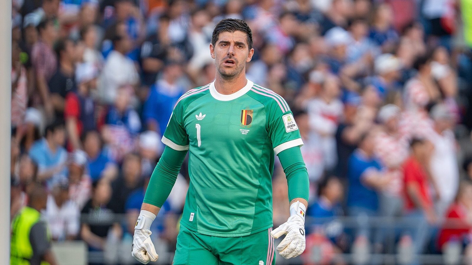 Thibaut Courtois (Belgia), Yhdysvaltoja vastaan MM-kisoissa